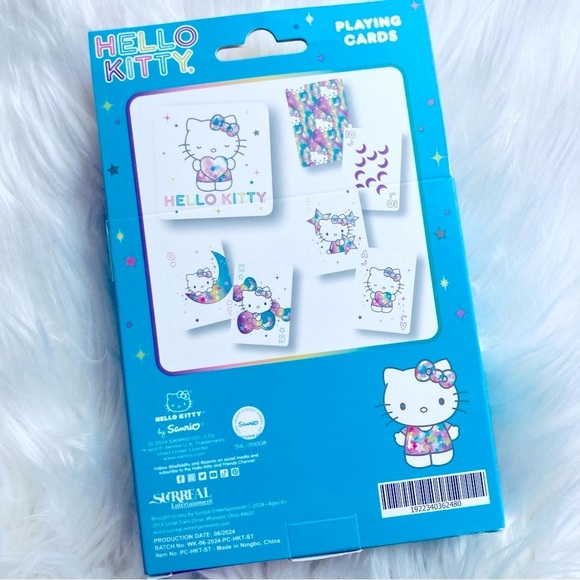 Hello Kitty Playing Cards with Metal Storage Tin - Picture 7 of 8